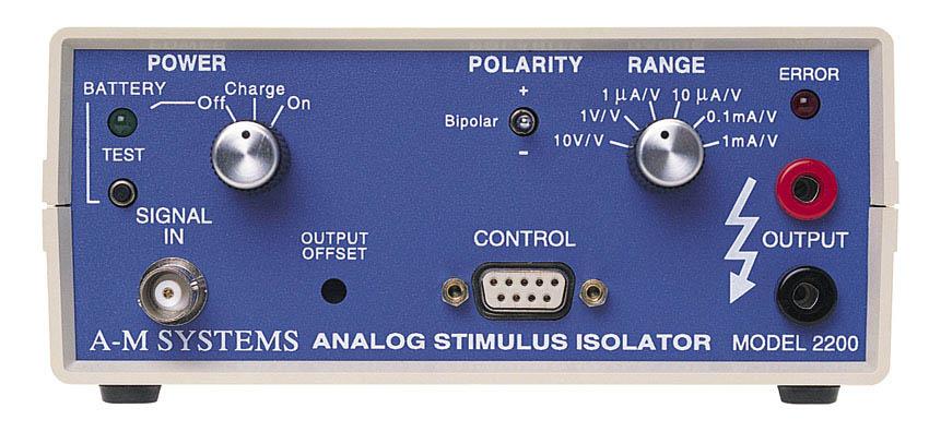 Analog Stimulus Isolator Model 2200